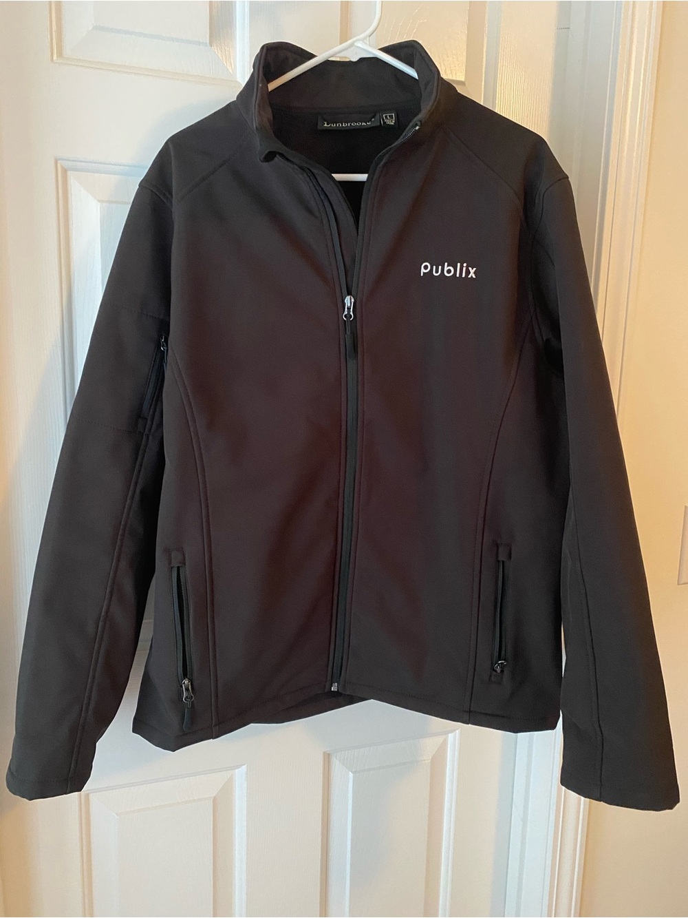 PUBLIX Women's Black Softshell Jacket - Zip Front